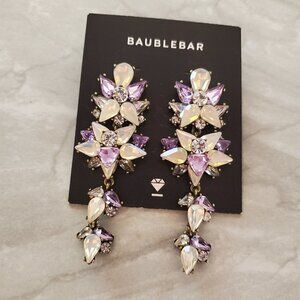 ✨ NEW Baublebar Iridescent Rhinestones Crystals Pave Drop Dangle Statement ✨